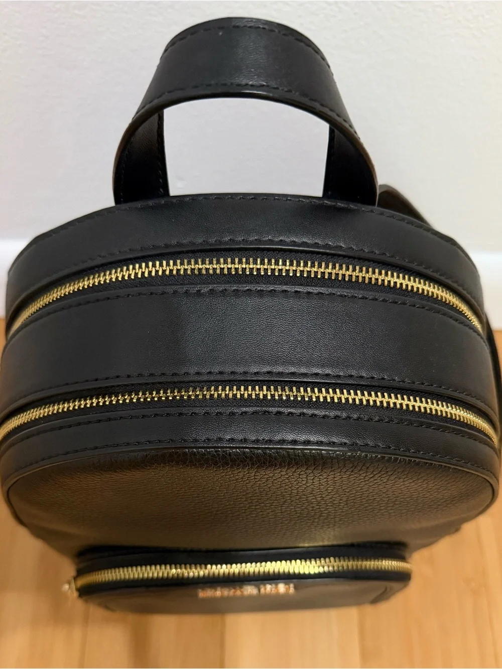 Michael Kors Jaycee Women's Medium Black Pebble Leather Backpack
